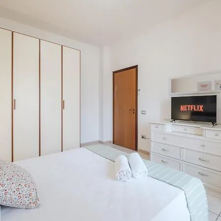 Lejlighed Poetto Family House, Privat Parking, Self Check-in, Netflix