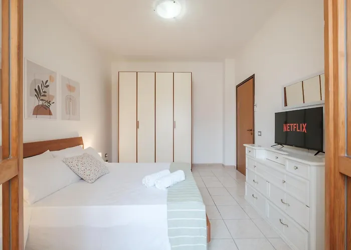 Poetto Family House, Privat Parking, Self Check-in, Netflix *